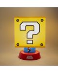 Lampa Paladone Games: Super Mario Bros. - Question Block - 2t