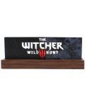 Lampă Neamedia Icons Games: The Witcher - Wild Hunt Logo, 22 cm - 1t