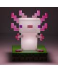 Lampă Paladone Games: Minecraft - Axolotl Icon - 3t