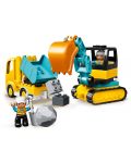 Constructor Lego Duplo Town - Camion si excavator (10931) - 4t