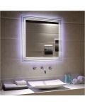 Oglindă de perete cu LED Inter Ceramic - Диа, ICL 1496, 80 x 80 cm - 1t