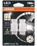 Becuri auto LED Osram - LEDriving, SL, Amber, P27/7W, 1.3W, 2 bucăți, galbene - 1t