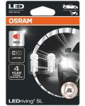 Becuri auto LED Osram - LEDriving, SL, Roșii, W5W, 1W, 2 bucăți, roșii - 1t