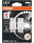 Becuri auto LED Osram - LEDriving, SL, Roșii, P27/7W, 1.7W, 2 bucăți, roșii - 1t
