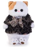 Jucarie de plus Budi Basa - Pisica Li-Li, cu palton pufos, 27 cm - 1t