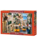 Puzzle Castorland de 1000 piese - Tramvaiele in Lisabona, Portugalia - 1t