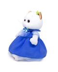 Jucarie de plus Budi Basa - Pisica Li-Li, cu rochie albastra, 24 cm - 3t