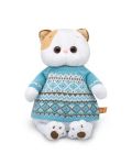 Jucarie de plus Budi Basa - Pisica Li-Li, cu pulover, 24 cm - 1t