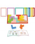 Joc logic din lemn Tooky Toy - Tetris - 4t
