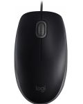 Mouse Logitech B110 Silent - optic, negru - 2t