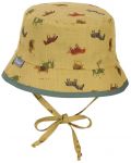 Pălărie dublă cu protecție UV 50+ Sterntaler - Cu animal print, 45 cm, 6-9 luni - 2t