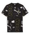 Tricou pentru bărbați  Puma - Classics Brand Love Aop , negru - 1t