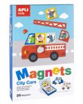 Joc magnetic pentru copii  APLI - Masini in oras - 1t