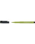 Marker cu pensula Faber-Castell Pitt Artist - Verde mai (170) - 3t