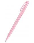 Marker pensula Pentel Sign Pen - SES15C, roz - 1t