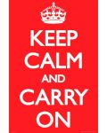 Poster maxi GB eye Humor: Keep Calm - And Carry On - 1t