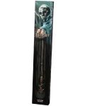 Bagheta magica The Noble Collection Movies: Harry Potter - Death Eater Swirl, 38 cm - 2t