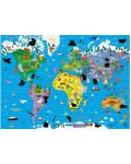 Magic Puzzle Galt - Harta lumii, 50 de piese - 3t