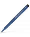 Marker cu pensula Faber-Castell Pitt Artist - Indanthrene Blue (247) - 1t
