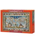 Puzzle Castorland de 2000 piese - Harta lumii din anul 1639 - 1t