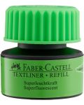 Recipient de cerneală pentru marker text Faber-Castell - verde, 25 ml - 4t