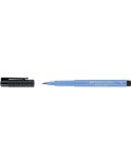 Marker cu pensula Faber-Castell Pitt Artist - Albastru ca cerul (146) - 3t