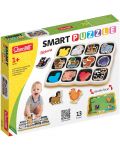 Puzzle magnetic pentru copii Quercetti - Smart, animale de fermă - 1t