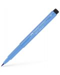 Marker cu pensula Faber-Castell Pitt Artist - Albastru ca cerul (146) - 1t