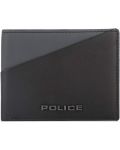 Portofel pentru bărbați Police - Boss, negru cu albastru inchis - 3t