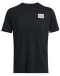 Tricou pentru bărbați Under Armour - Color Block Logo , negru - 1t