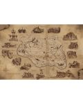 Poster maxi GB eye Games: Skyrim - Illustrated Map  - 1t
