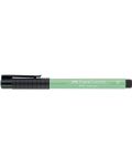 Marker cu pensula Faber-Castell Pitt Artist - Verde ftalic deschis (162) - 2t