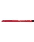 Marker cu pensula Faber-Castell Pitt Artist - Rosu stacojiu inchis (219) - 4t