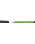 Marker cu pensula Faber-Castell Pitt Artist - Verde ca frunza (112) - 3t