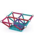 Constructor magnetic Geomag - Glitter, 60 de piese - 4t