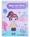 Carte magnetică Raya Toys - Fata cu haine, 51 de piese - 1t