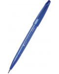 Marker BRUSH PENTEL SIGN PEN SES15C albastru - 1t