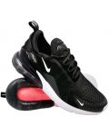 Încălțăminte sport pentru bărbați Nike - Air Max 270, negre/albe - 2t