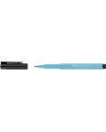 Marker cu pensula Faber-Castell Pitt Artist - Cobalt turcoaz deschis (154) - 3t