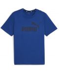 Tricou pentru bărbați Puma - Essentials Logo Tee , albastru - 1t