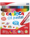 Set pastel uleios Carioca - 50 culori, Ф10 mm - 1t