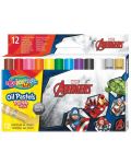 Pasteluri uleioase Colorino - Marvel Avengers, 12 culori - 1t
