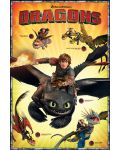 Poster maxi Pyramid - Dragons (Characters) - 1t