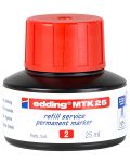 Călimară Edding MTK25 - roșu, 25 ml - 1t