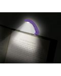 Lampa de citit pentru carte - mov - 3t
