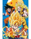 Poster maxi GB eye Animation: Dragon Ball Z - 3 Gokus Evo - 1t