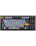 Tastatură mecanică Marvo - KG980-B, Blue switches, RGB, neagră - 2t