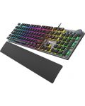 Genesis Mechanical Gaming Keyboard Thor 400 RGB Backlight Red Switch US Layout Software	 - 4t