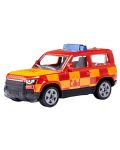 Jucărie metalică Siku - Land Rover Defender Feuerwehr - 1t