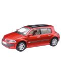 Mașinuță din metal Newray - Renault Megane, roșie, 1:32 - 1t